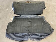 FORD ESCORT MK2 RS2000 Mexico Harrier Black REAR seat COVERS ORIGINAL BETACLOTH
