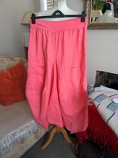 Made In Italy Midi Pink Linen