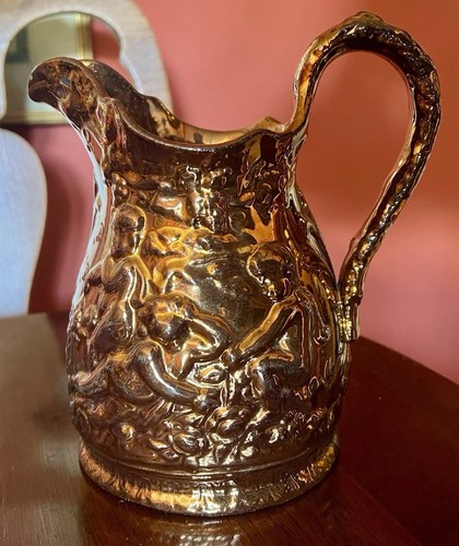 19th century lustre pottery - 19th,
