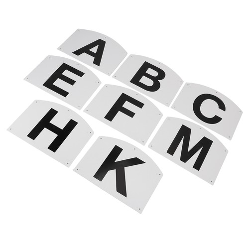 8pcs dressage letters wall - 8pcs,