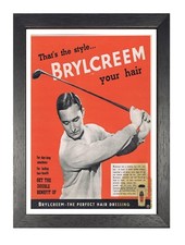 Brylcreem Golf Retro Vintage
