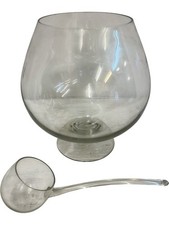 Large Clear Glass Brandy