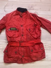 Barbour Steve McQueen Red