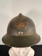 WW2 French M26 Adrian Helmet - Chasseurs / African Light Infantry RF