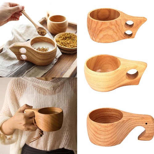 Wooden handcraft cup milk - handcraft,