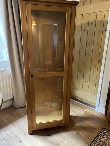 Arlington oak display - oak, cabinet
