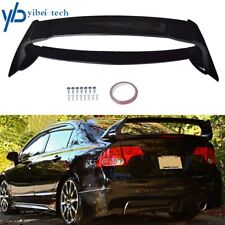 For 2006-2011 Honda Civic 4DR Sedan Painted Mugen Style 4Pcs Trunk Wing Spoiler