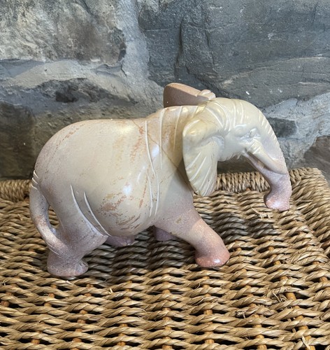 Soapstone elephant trunk - soapstone,