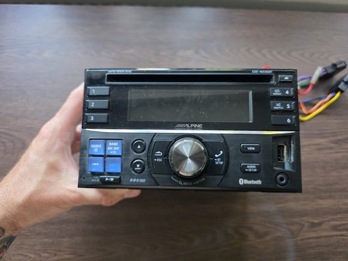 Alpine cde w235bt double - alpine,