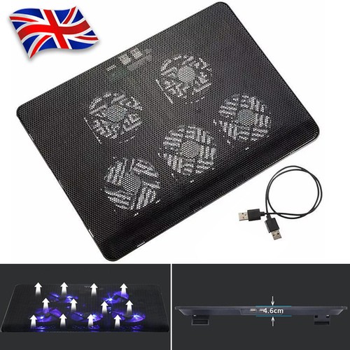 Powerful quiet laptop cooler - powerful, 5