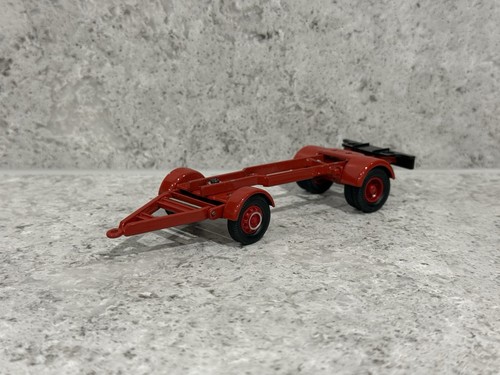 Corgi wheel red trailer - -,
