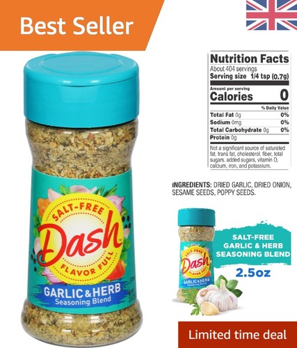 Mrs dash garlic - dash, herb
