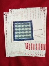 Knitmaster Knitting Machine Punchcards 'varieities',  Series 51 Cards 221-230