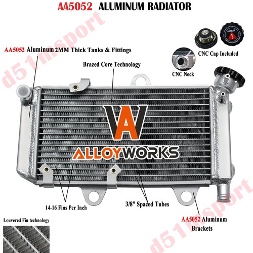 Aluminum radiator for - aluminum,