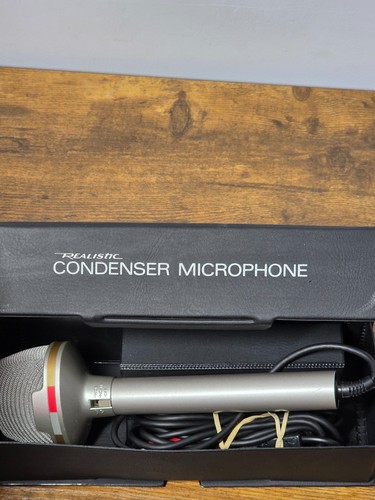 Vintage realistic condenser - vintage,