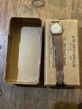 9ct GOLD JW BENSON of LONDON GENTS WATCH WITH AUDEMARS MOVEMENT… WORKING ORDER