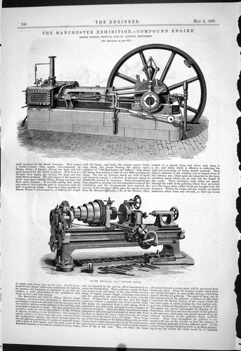 Old 1887 compound engine - old,