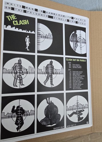 The clash poster print - a3,