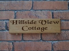 Personalised Wooden House Name