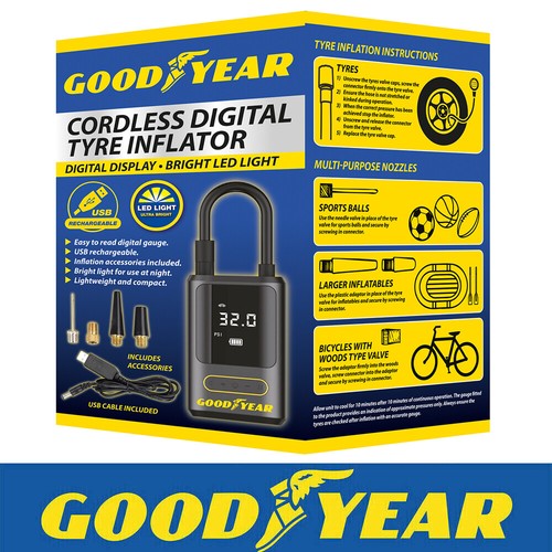Goodyear cordless car tyre - cordless,