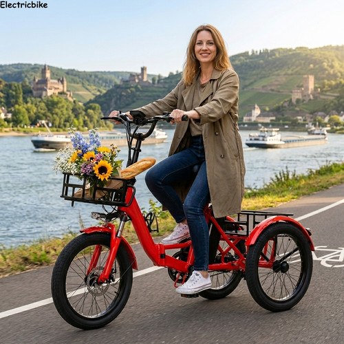 Electric folding trike - 3, wheel