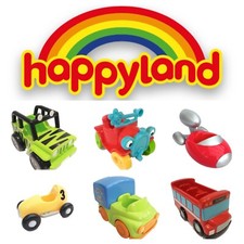 ELC Happyland Cars Train Bus/TaxiPrincess Carriage Wobble Hedgehog Vehicles Toy