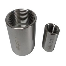1/8" 1/4" 3/8" 1/2" 3/4" 1" 1-1/2 2" BSPP NPT Female Stainless Coupler Connector