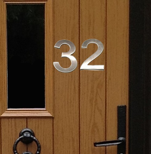 Stick house numbers - numbers, no