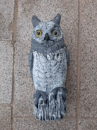 Owl plastic bird scarer - owl,