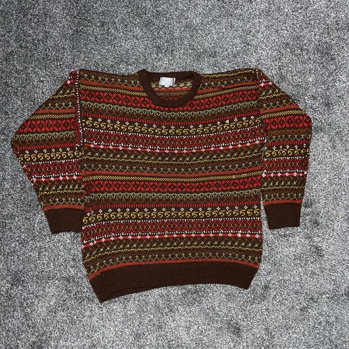 Vintage fair isle knit jumper - isle,