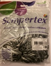 Pack Of  100 Round Satin Silver 5" Balloons Perfect For All Party Occasion