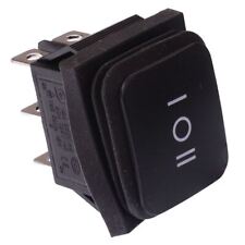 On-Off-On Waterproof Rocker Switch 20A DPDT IP67