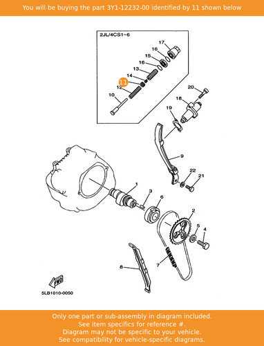 Yamaha damper 3y1 12232 - damper,, 3y1-12232-00