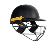 Masuri Unisex T Line Plus Painted Black Cricket Helmet Steel Grill - Free P&P