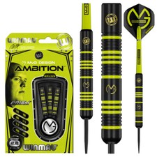 WINMAU Michael Van Gerwen MvG Ambition Professional Brass Darts Set with Flights