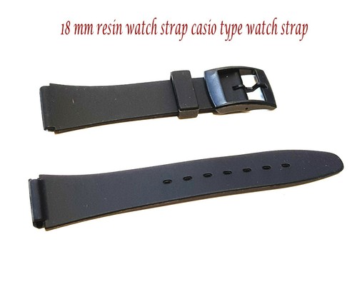 18mm black casio type - 18mm,
