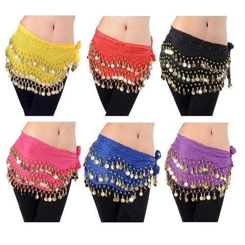 Belly dance hip scarf wrap - belly,