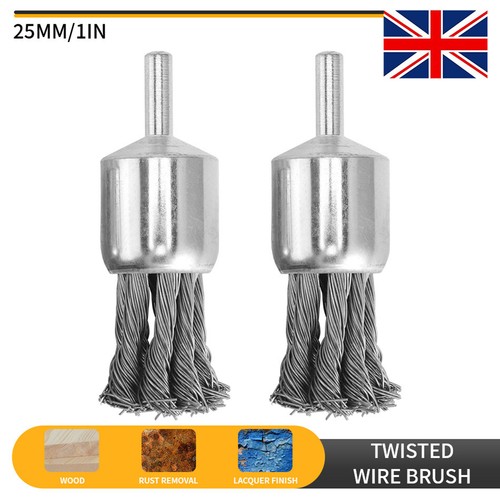 2pcs wire knot brush drill - brush,