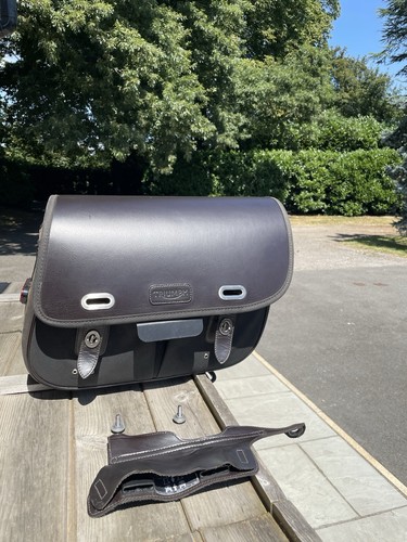 Triumph leather pannier - triumph,