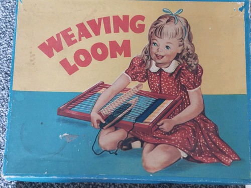 Vintage weaving loom - weaving, in