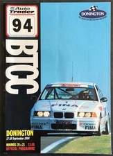 DONINGTON 17/18 Sep 1994 BTCC RACE MEETING ROUNDS 20 & 21 A4 Official Programme