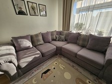 Grey Corner Sofa 5 Seater