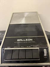 Vintage Galleon Audio Cassette Tape Recorder Player