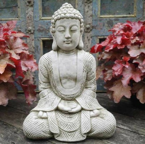 Karma buddha stone - stone, statue