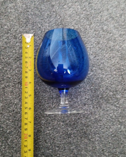 Vintage large bluе glass - vintage,