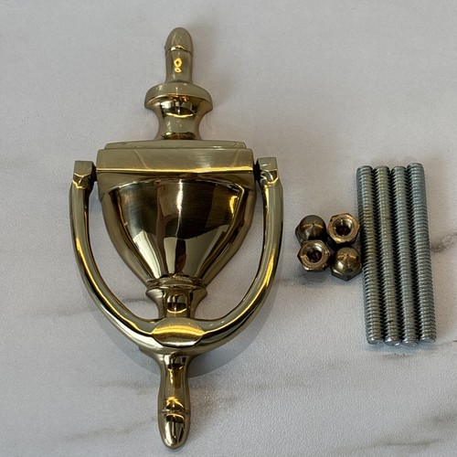 Brass vintage door knocker - vintage,