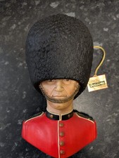 1986 Bossons Vintage Head Guardsman Wall Plaque, Queens Guard Chalkwear
