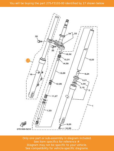 Yamaha front fork - yamaha,