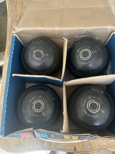 Set lawn bowls - set, henselite