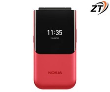 Nokia 2720 Flip 4G Dual SIM Unlocked, 2.8 Inch-Brand New Sealed Box-Red